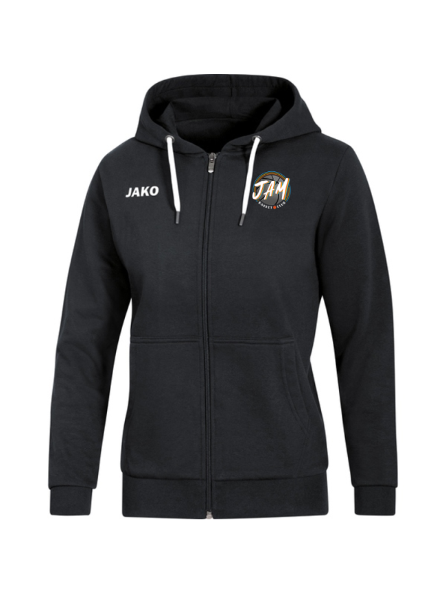Veste capuche femme noir Jako Base