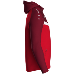 Veste capuche adulte rouge Jako Iconic
