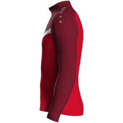 Sweat ½ zip adulte rouge Jako Iconic