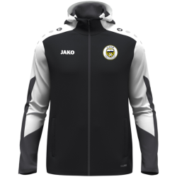 Veste à capuche adulte noir Jako Dynamic