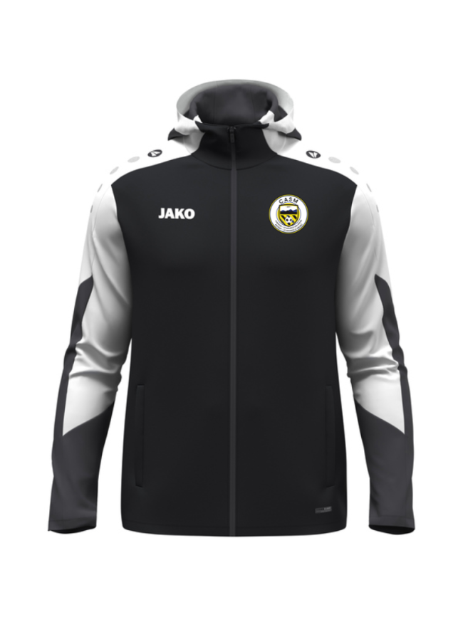 Veste à capuche adulte noir Jako Dynamic