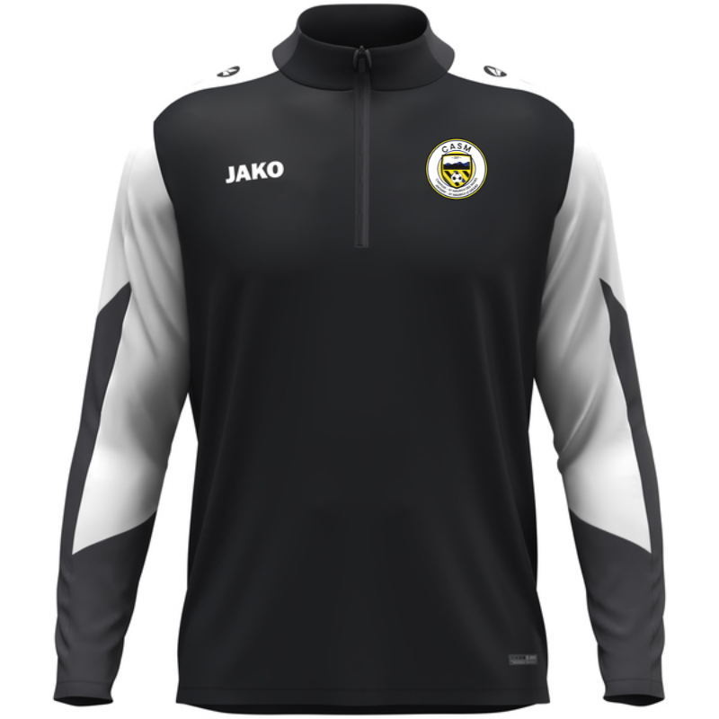Sweat 1/2 zip adulte noir Jako Dynamic