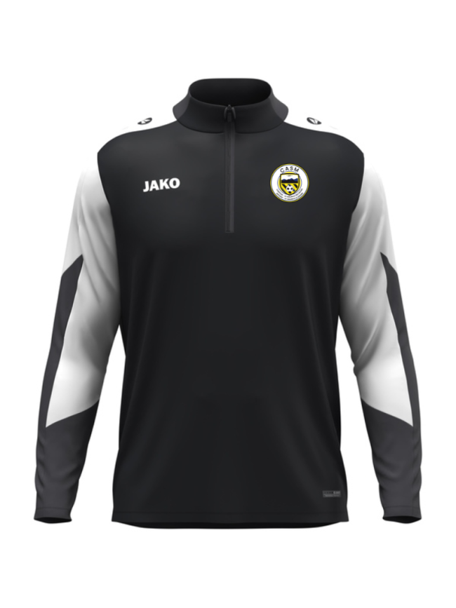 Sweat 1/2 zip adulte noir Jako Dynamic