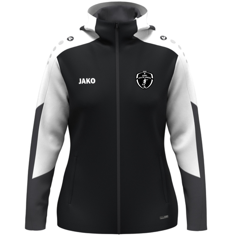 Veste à capuche femme noir Jako Dynamic