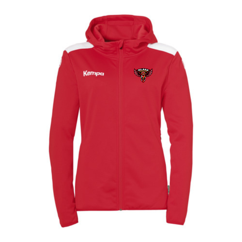 Veste capuche femme rouge Emotion 27