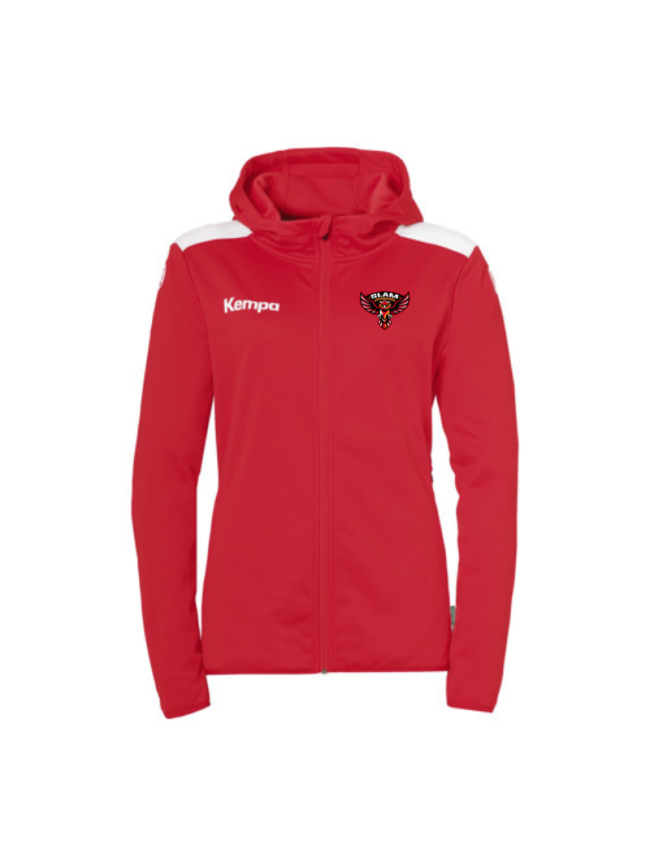 Veste capuche femme rouge Emotion 27