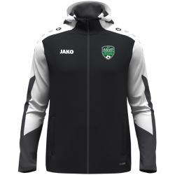 Veste à capuche adulte noir Jako Dynamic