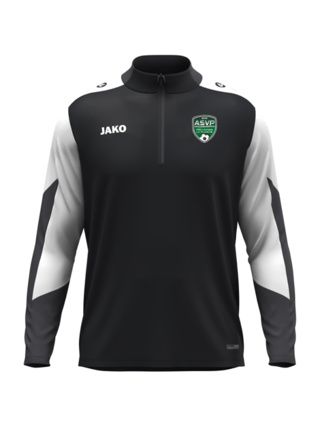 Sweat 1/2 zip adulte noir Jako Dynamic