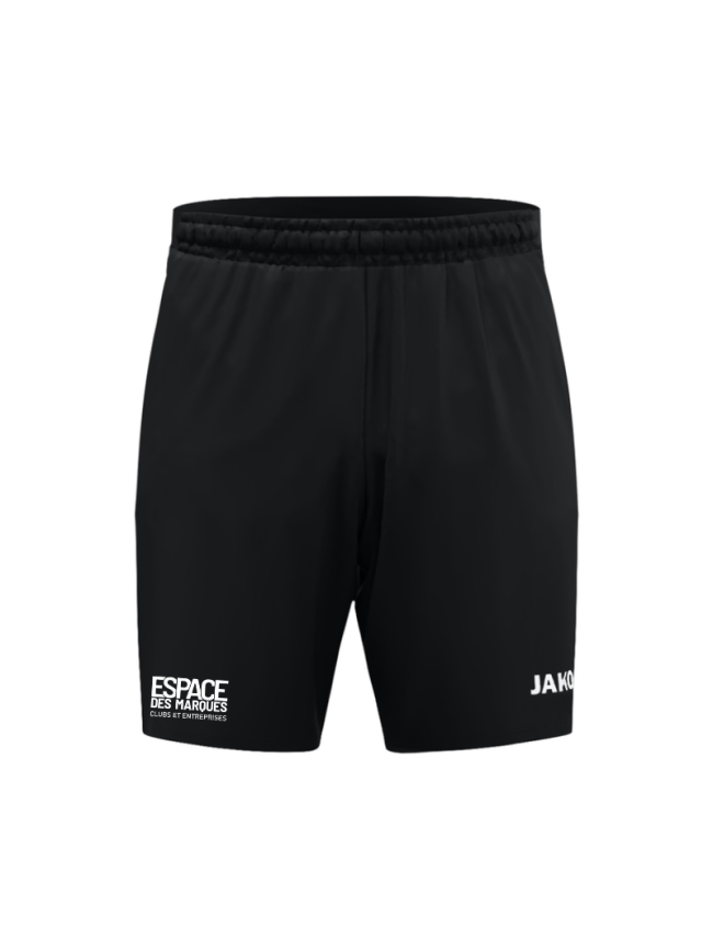 Short d'entraînement adulte noir Jako Dynamic