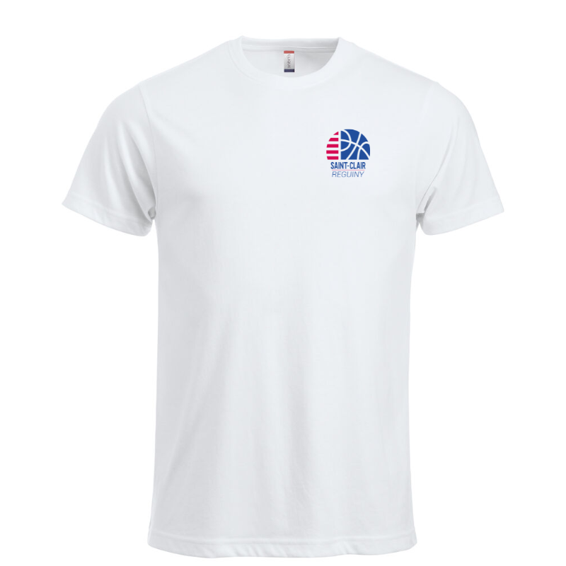 T-Shirt homme blanc Clique New Classic-T