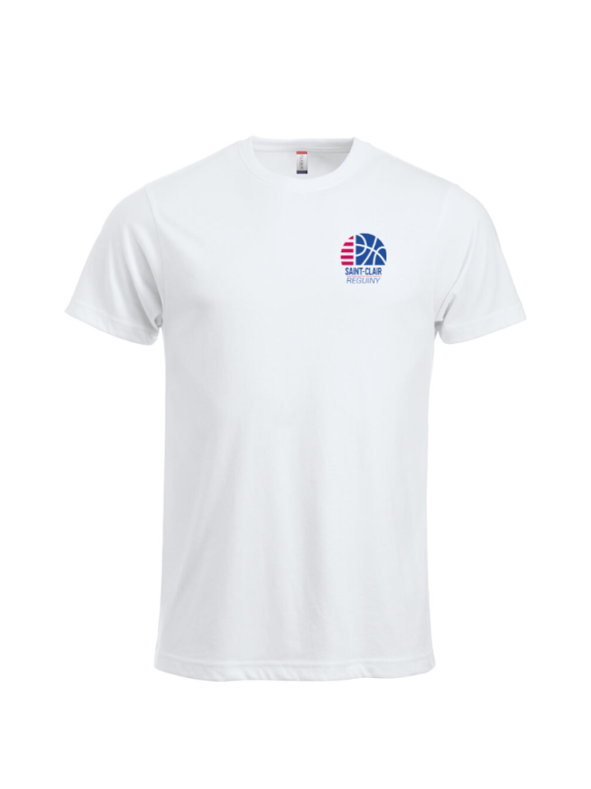 T-Shirt homme blanc Clique New Classic-T