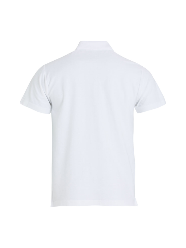 Polo enfant blanc Clique Basic