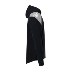 Sweat capuche adulte noir Kappa Lianto
