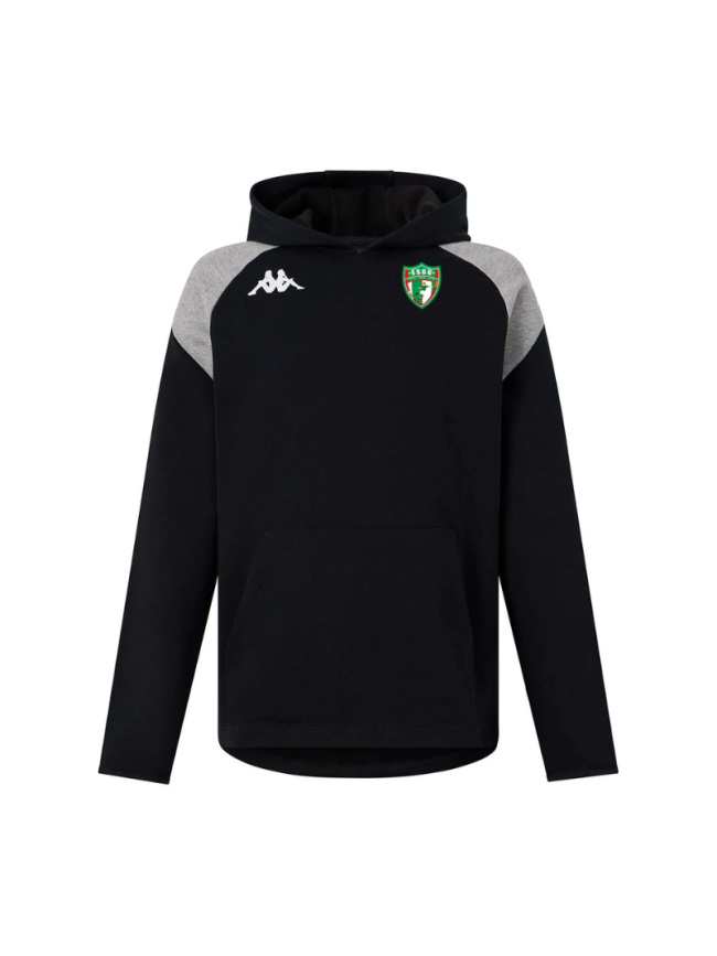 Sweat capuche enfant noir Kappa Lianto