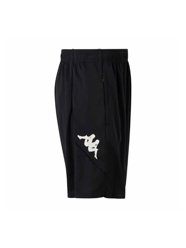 Short zip adulte noir Kappa Luviozip