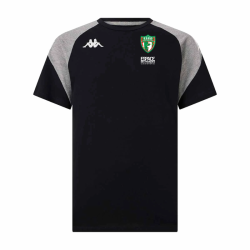 T-Shirt enfant noir Kappa Laccio