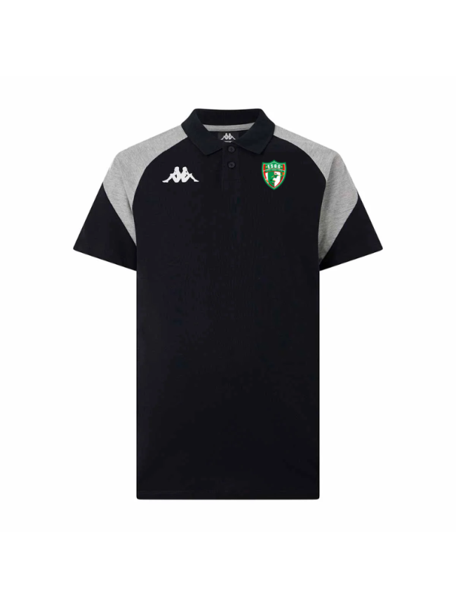 Polo adulte noir Kappa Lanetto