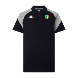 Polo enfant noir Kappa Lanetto