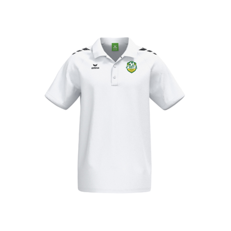 Polo adulte blanc Erima CMPT 3 Wings