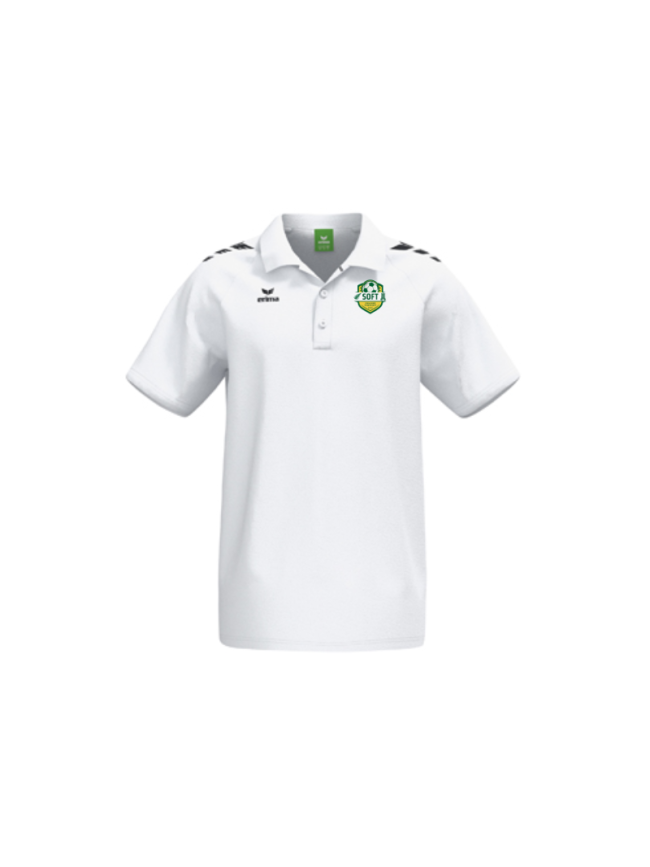 Polo adulte blanc Erima CMPT 3 Wings