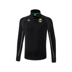 Sweat 1/4 zip noir adulte Erima Liga Star