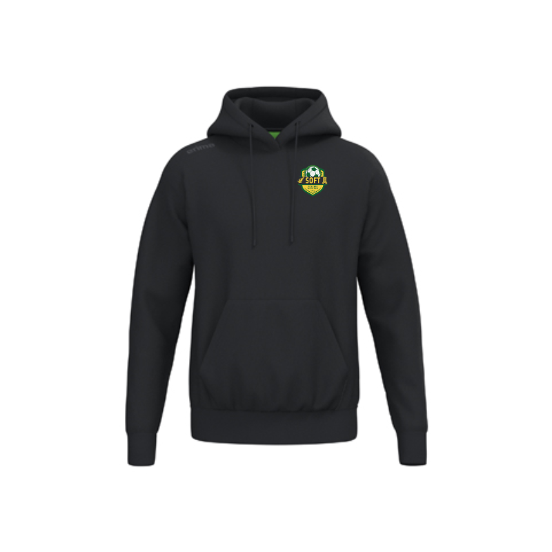 Sweat capuche enfant noir Erima TS Hoody