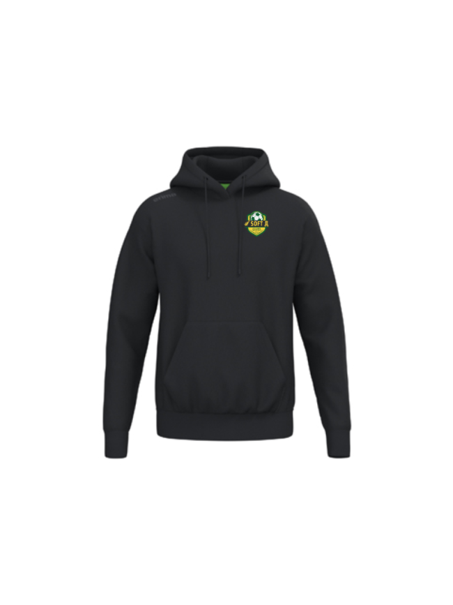 Sweat capuche enfant noir Erima TS Hoody