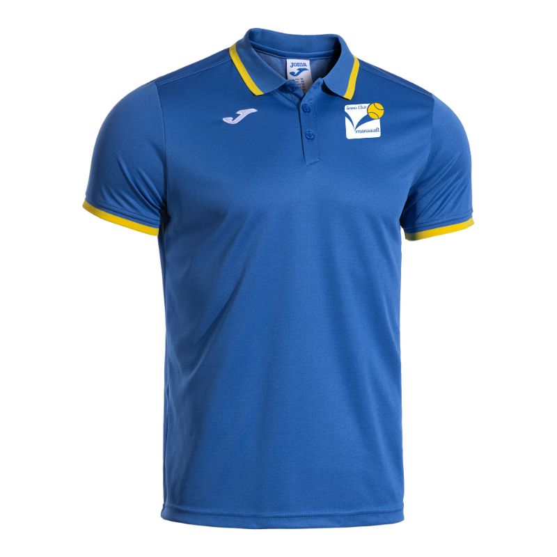Polo bleu/jaune Joma Combi Premium