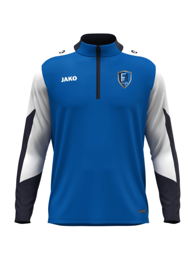 Sweat 1/2 zip adulte bleu Jako Dynamic