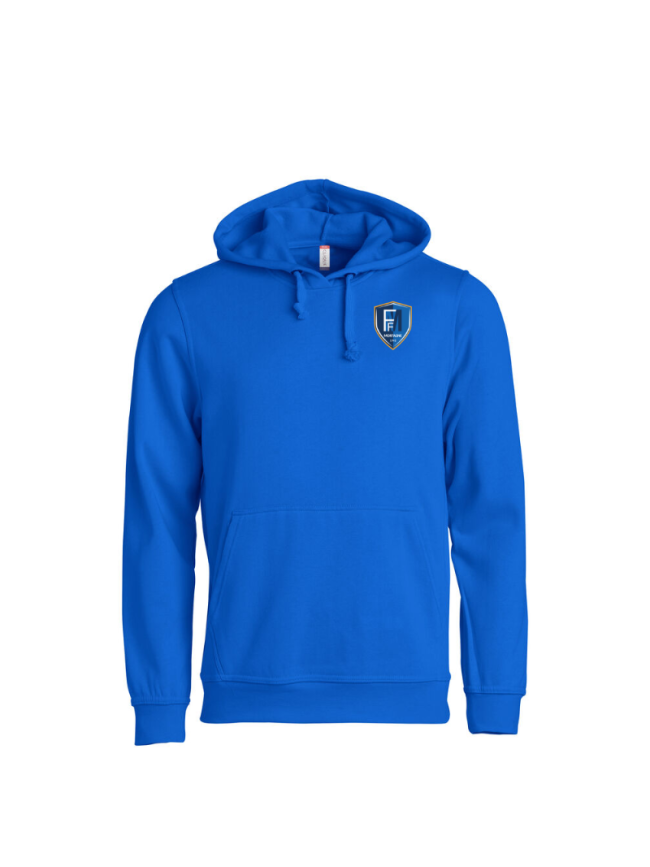 Sweat capuche adulte bleu Clique Basic