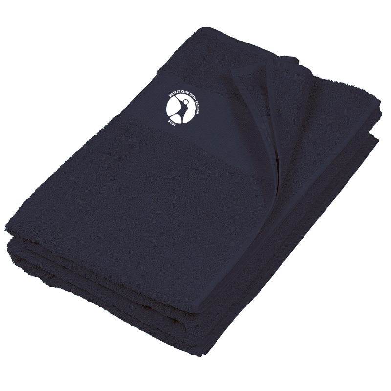 Serviette de bain marine Kariban