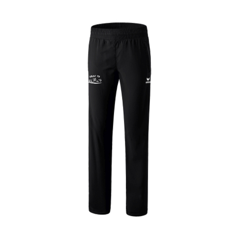 Pantalon femme noir Erima Zip intégral