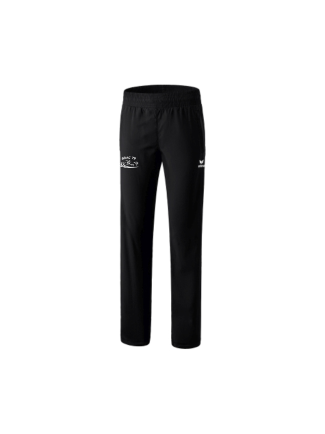 Pantalon femme noir Erima Zip intégral
