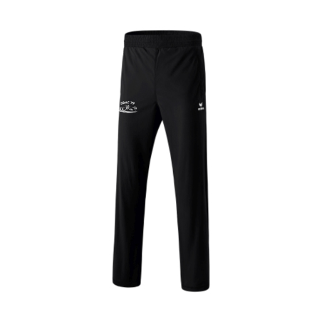 Pantalon adulte noir Erima Zip intégral
