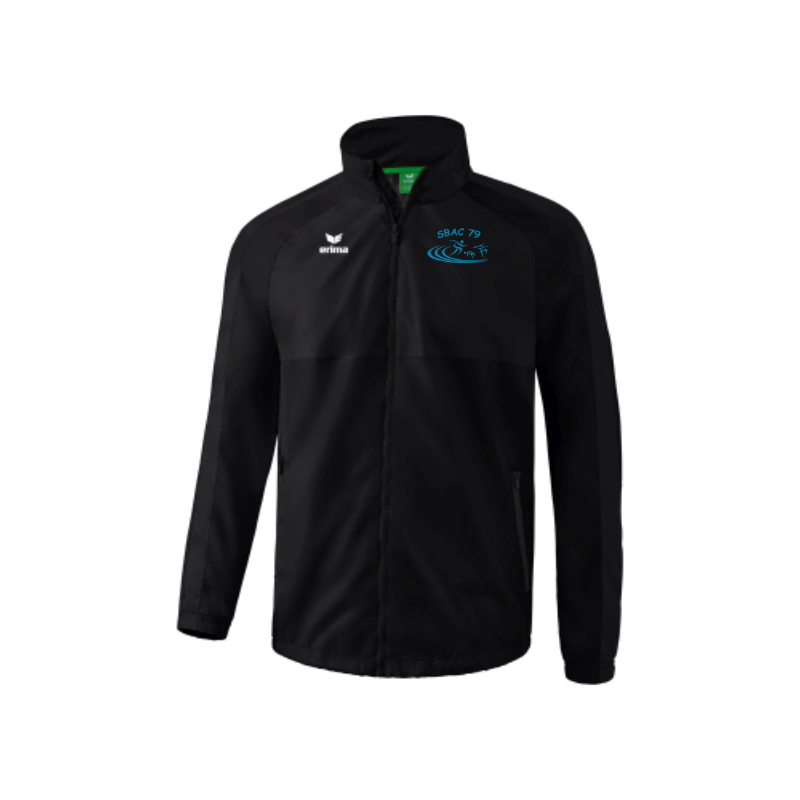Veste de pluie enfant noir Erima Team