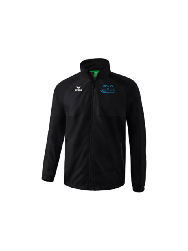 Veste de pluie enfant noir Erima Team