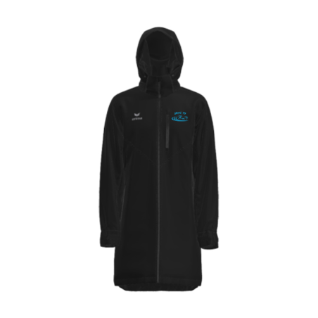 Veste adulte noir Erima Coach
