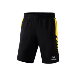 Short adulte noir/jaune Erima Six Wings