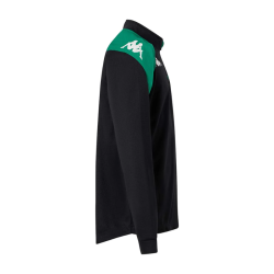 Sweat 1/4 zip enfant vert Kappa Lovato
