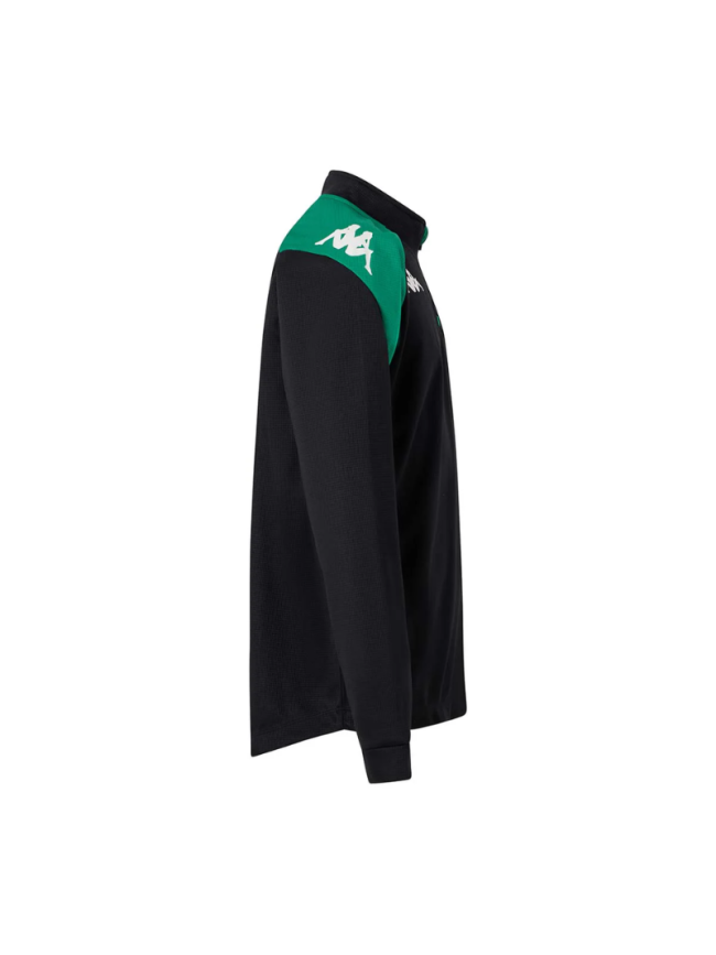 Sweat 1/4 zip adulte vert Kappa Lovato