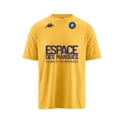 Maillot échauffement adulte jaune Kappa Dovo