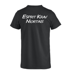 T-Shirt adulte noir Clique Basic