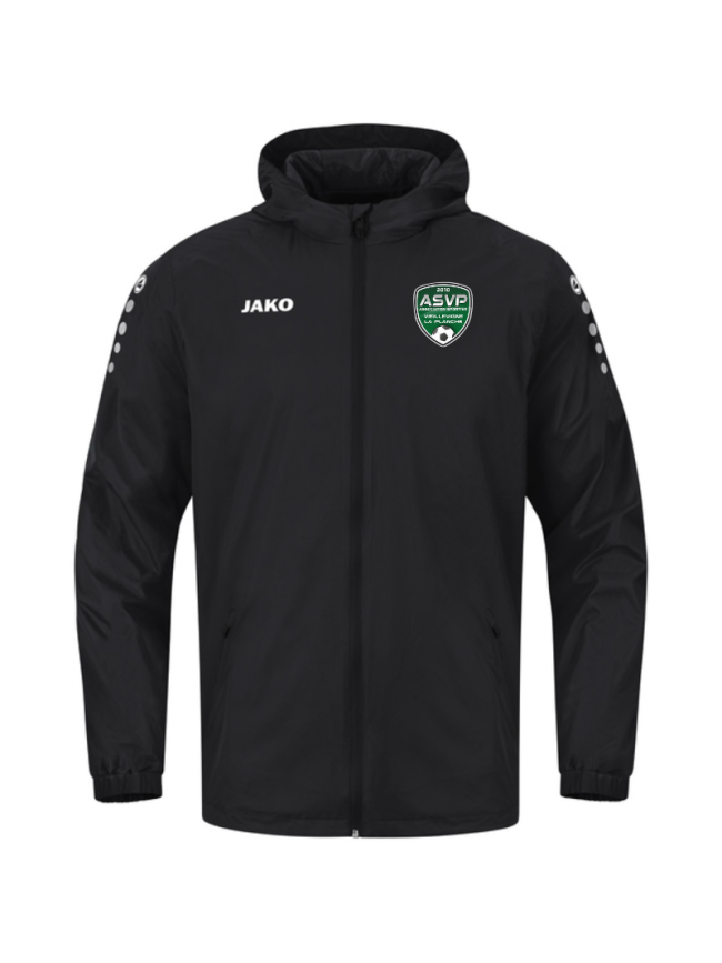 Veste de pluie adulte noir Jako Team 2.0