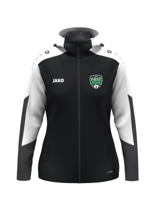 Veste à capuche femme noir Jako Dynamic