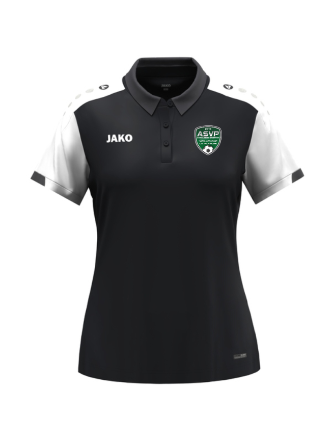 Polo femme noir Jako Dynamic