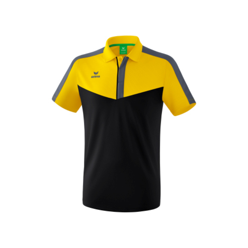Polo adulte noir/jaune Erima Squad
