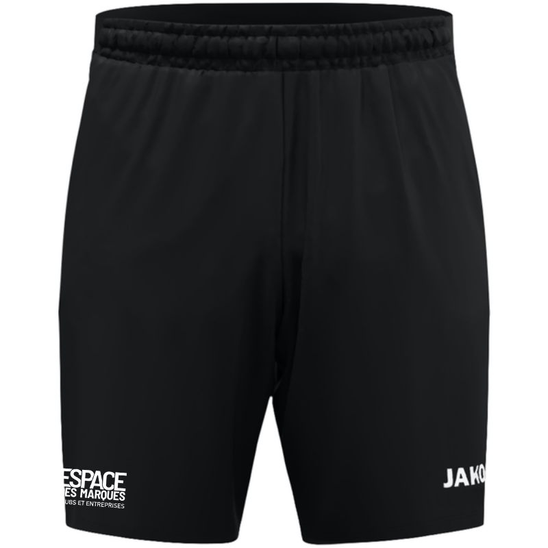 Short d'entraînement adulte noir Jako Dynamic