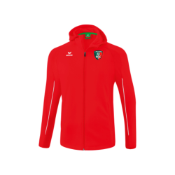 Veste capuche adulte rouge Erima Liga Star