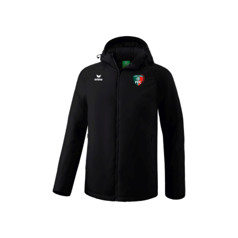 Parka adulte noir Erima Team