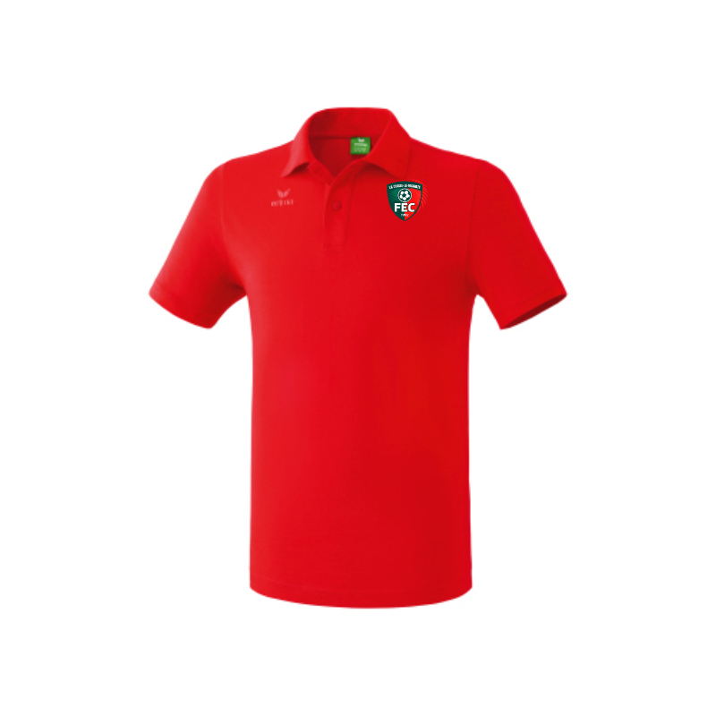 Polo adulte rouge Erima Teamsport